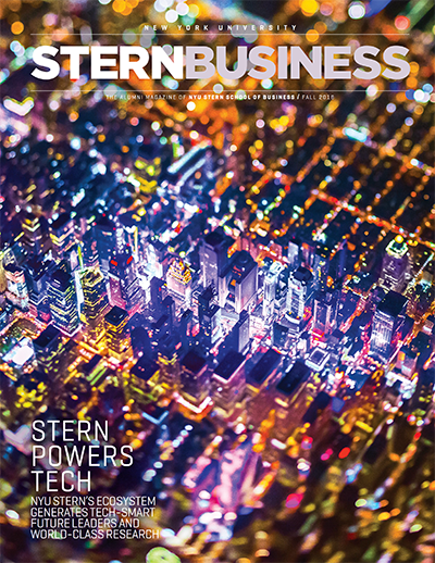 Cover of the Fall 2018 issue of SternBusiness Magazine