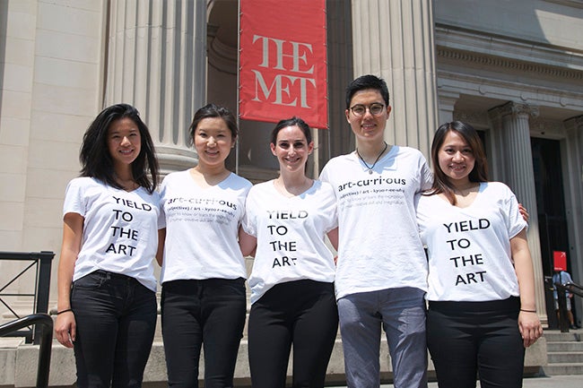 NYU Stern Fashion & Luxury MBA students at The Met