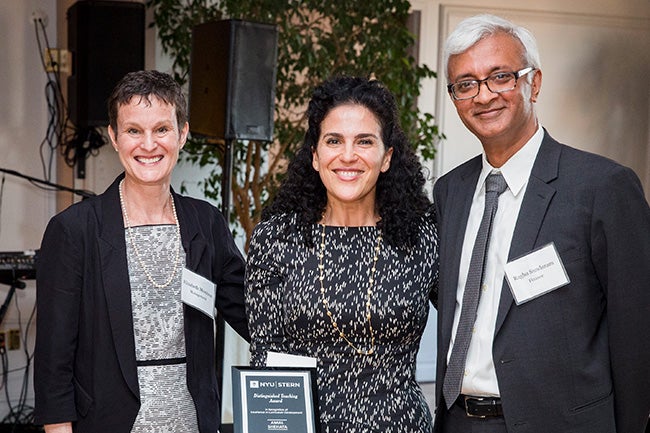 (center) Amal Shehata, Clinical Associate Professor of Accounting