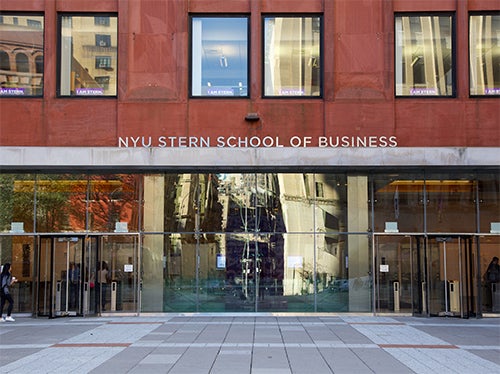 Front of Tisch Hall at Stern