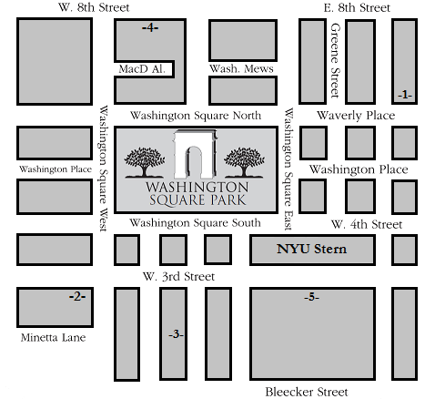 Stern Parking Map