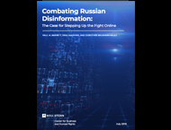 Cover of Combating Russian Disinformation: The Case for Stepping Up the Fight Online