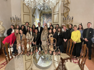 Fashion & Luxury MBA students with James Ferragamo (BA ’93, MBA ’97), Chief Transformation & Sustainability Officer at Ferragamo, at Ferragamo Palazzo Feroni in Florence