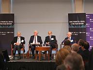 From left to right: Jean-Claude Trichet, Mervyn King, Ben Bernanke, Stanley Fischer
