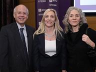 Dr. Lael Brainard, Member of the Board of Governors of the Federal Reserve System (center); Professor Jennifer Carpenter, Associate Director of the NYU Stern Center for Global Economy and Business (right); Professor Kim Schoenholtz, Director of the NYU Stern Center for Global Economy and Business (left)