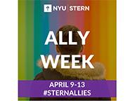 Ally Week promotional sign
