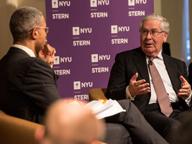 Lord Mervyn King and Peter Henry