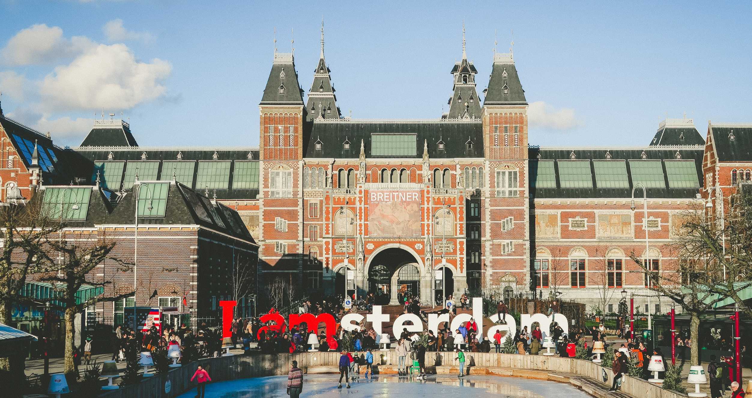 The "I AM AMSTERDAM" sign