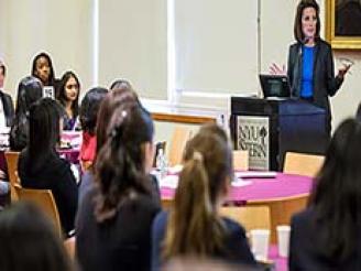 Undergraduate Stern Women in Business Conference lecture