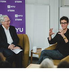 Mervyn King and Rachel Maddow