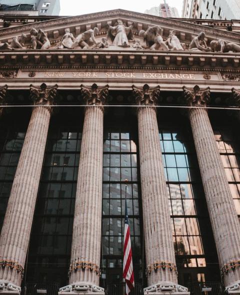 The outside of the New York Stock Exchange.