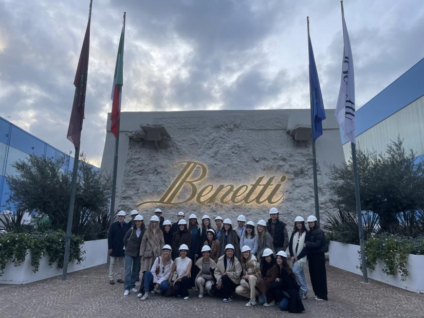 Fashion & Luxury MBA students at Benetti
