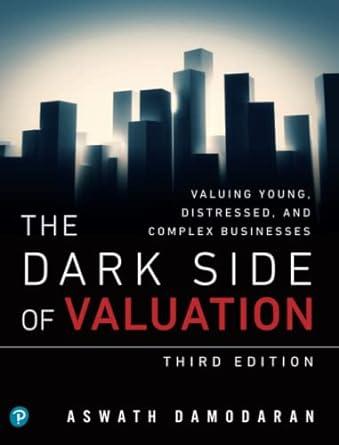 The cover for "The Dark Side of Valuation."