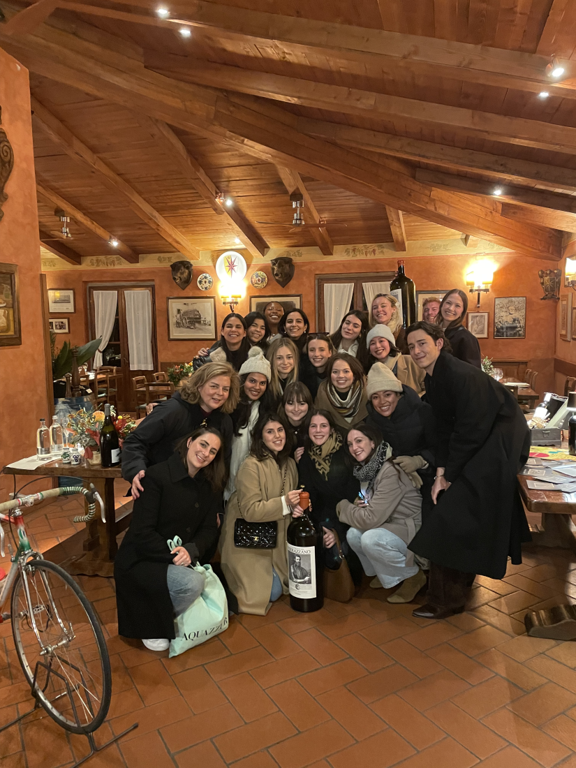 Fashion & Luxury MBA students at Verrazano Winery