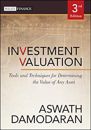 The cover for "Investment Valuation."