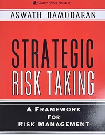 The cover for "Strategic Risk Taking."