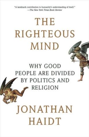 The cover of "The Righteous Mind"