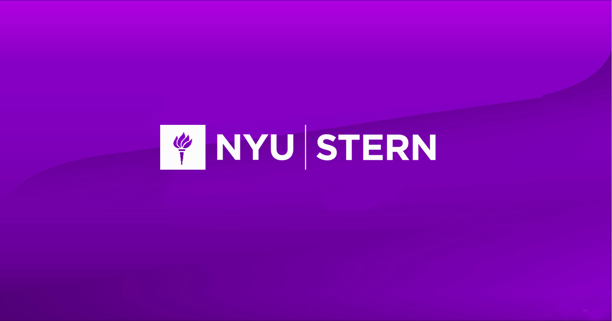 User account - NYU Stern