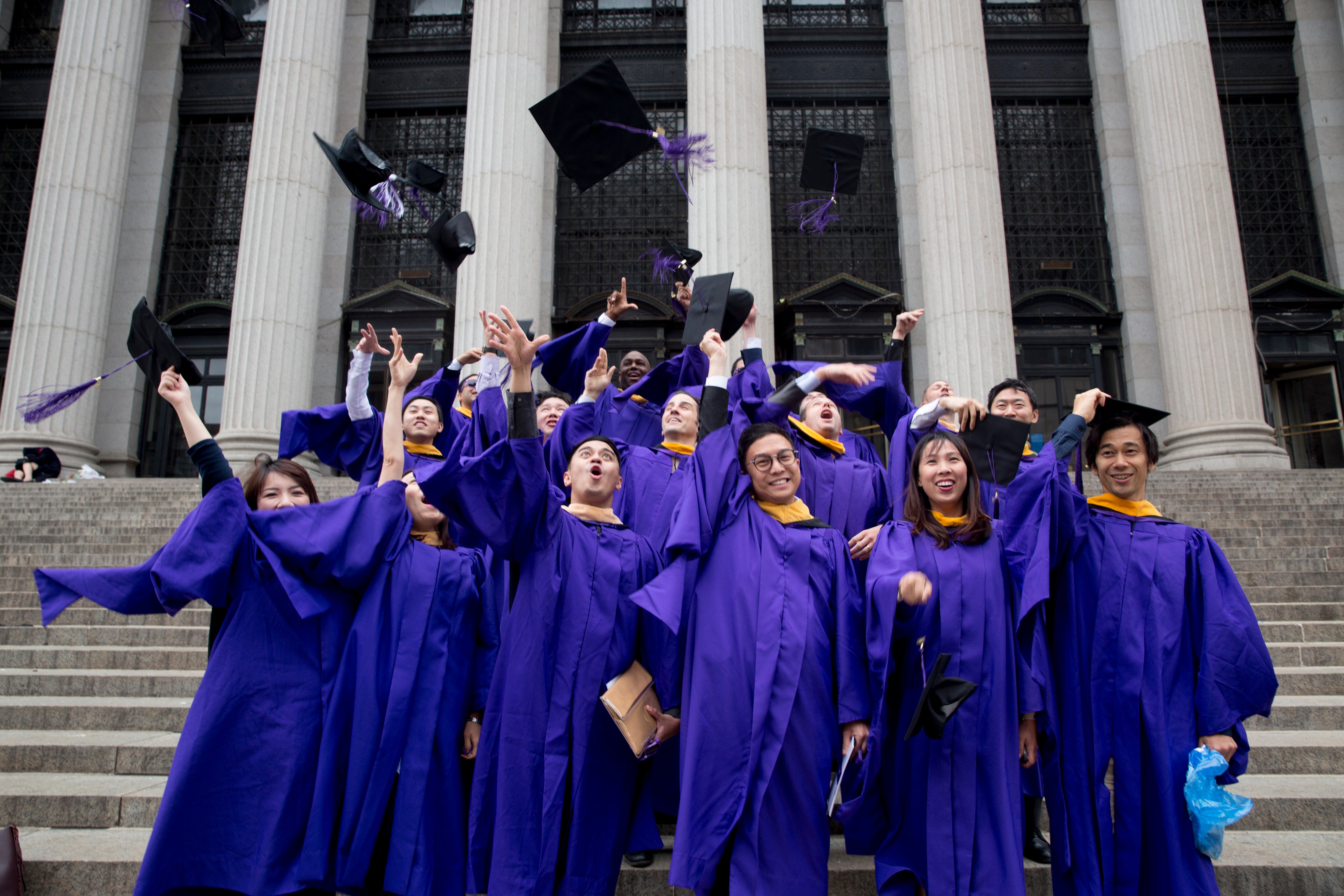 Graduation gown navy gowns robe costume cap dressedupgirl prep lover costum...