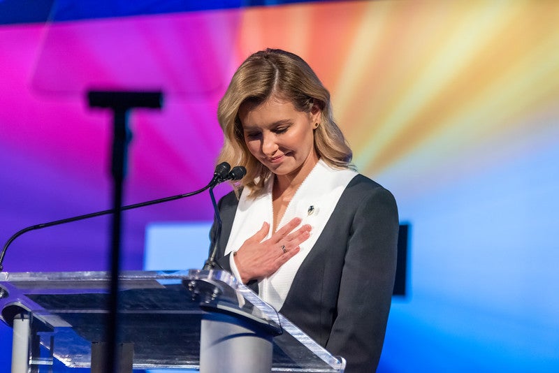 Ms. Olena Zelenska, First Lady of Ukraine, at the UN Women’s HeForShe Summit