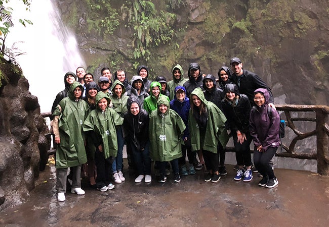 Group of MBA students in Costa Rica