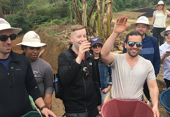 Group of MBA students in Costa Rica