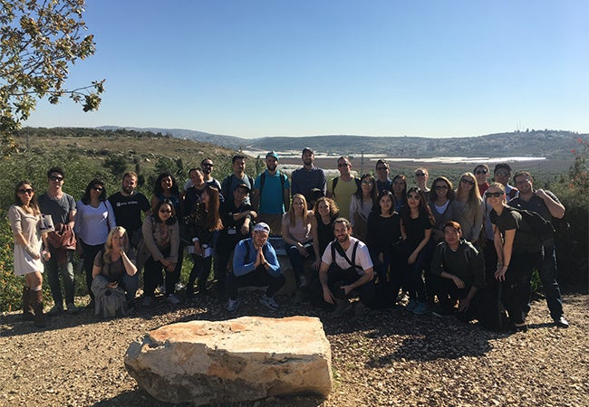 Group of MBA students in Israel