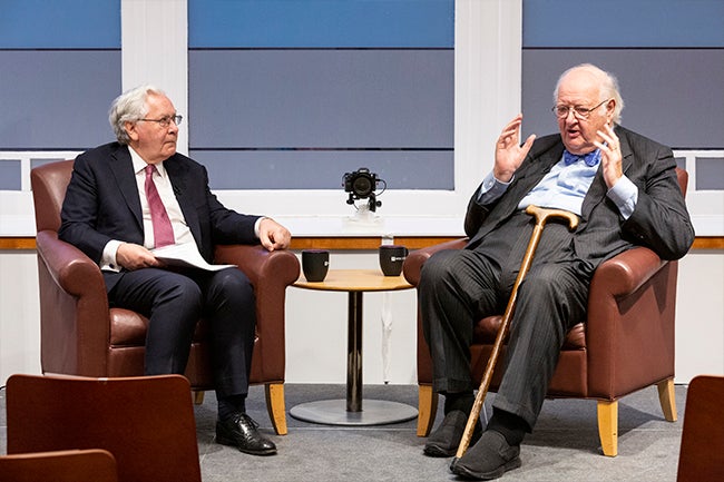 Lord Mervyn King and Sir Angus Deaton