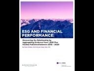 ESG and Financial Performance Cover ESG and Financial Performance Cover
