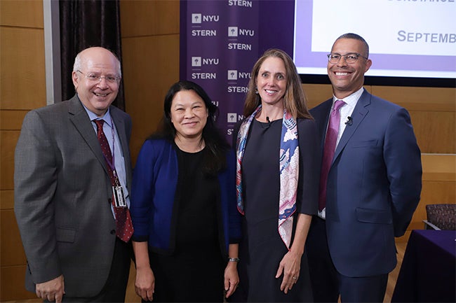 Kim Schoeholtz, Joyce Chang, Constance Hunter and Seth Carpenter