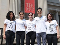 NYU Stern Fashion & Luxury MBA students at The Met 