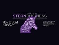 cover of Stern Business magazine with graphic unicorn