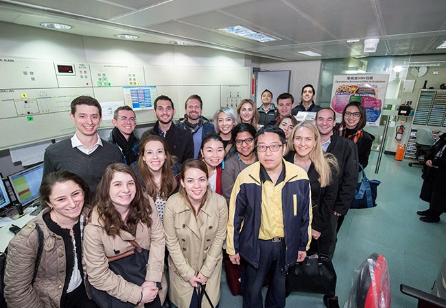 Group of MBA students in Hong Kong