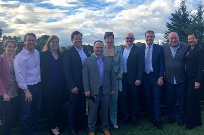 NYU Stern EMBA alumni in Bogotá, Colombia, on the inaugural GST3