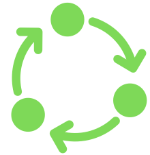 circularity green icon