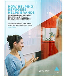 Cover of How Helping Refugees Helps Brands: Europe report
