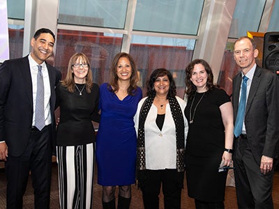 Undergraduate Leadership Team with Dean Menon