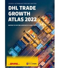 A cover of the new DHL trade growth atlas report