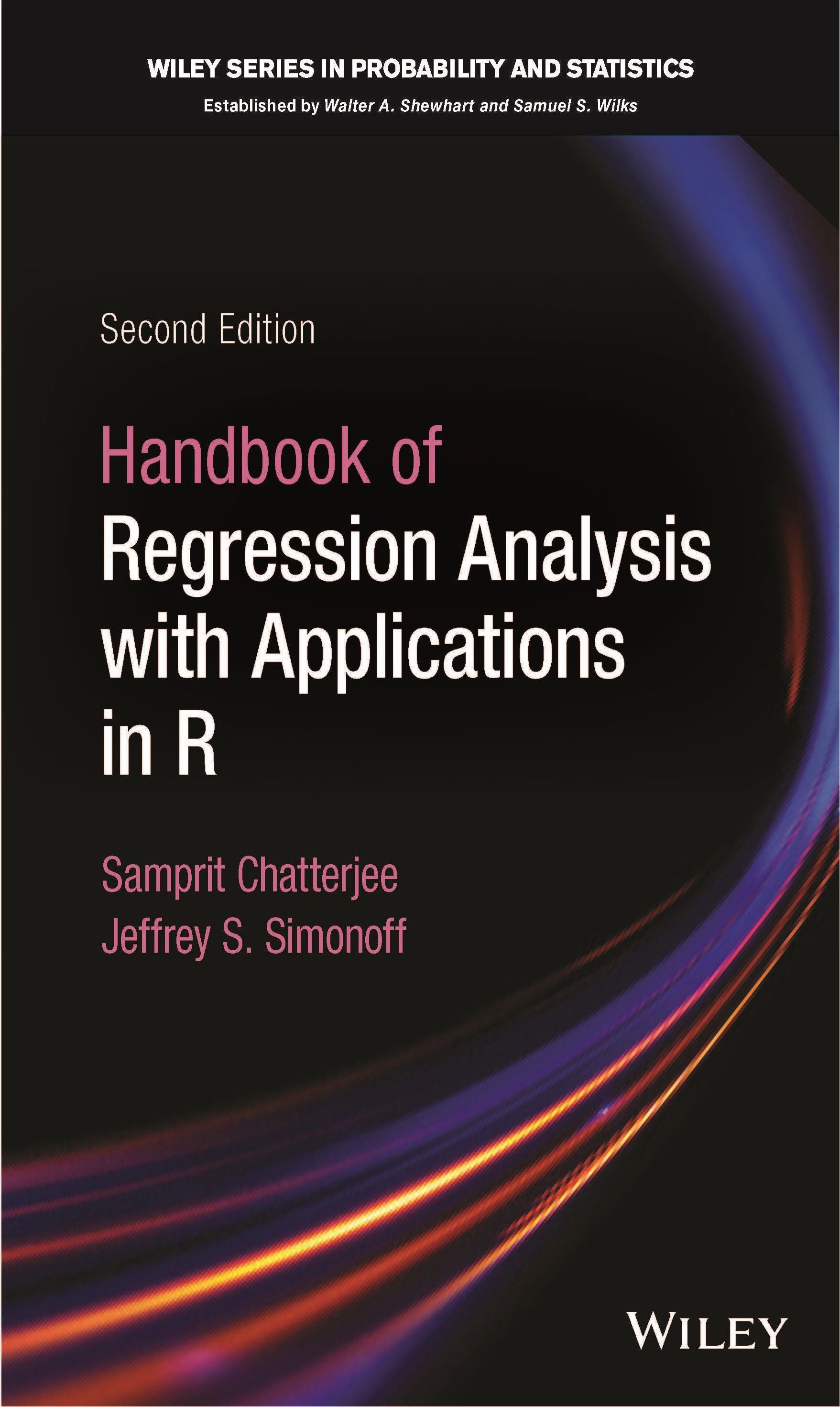 Cover of Handbook of Regression Analysis with Applications in R by Samprit Chatterjee and Jeffrey Simonoff