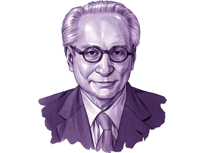 An illustration of Leonard N. Stern