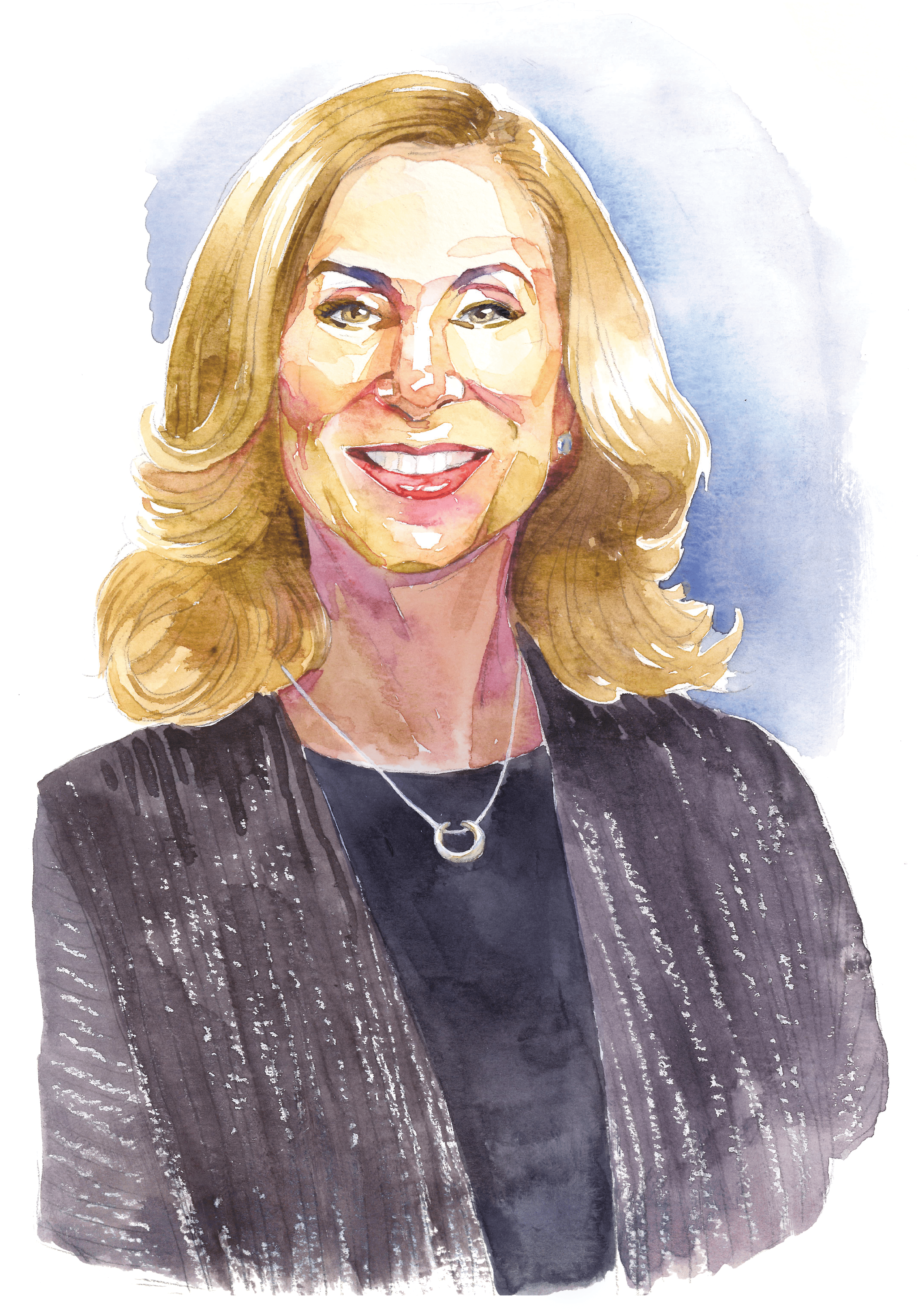 An illustration of Dr. Susan Greenbaum