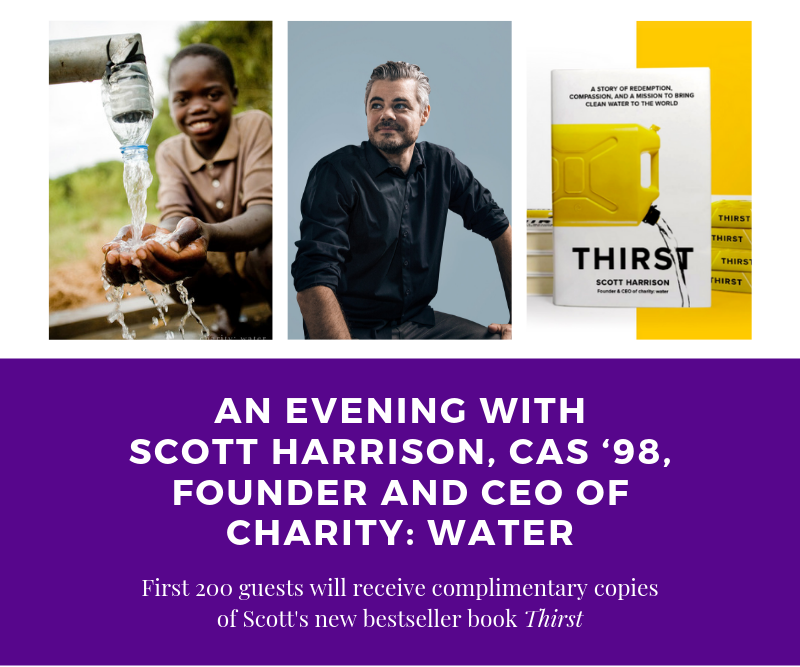 An evening with Scott Harrison