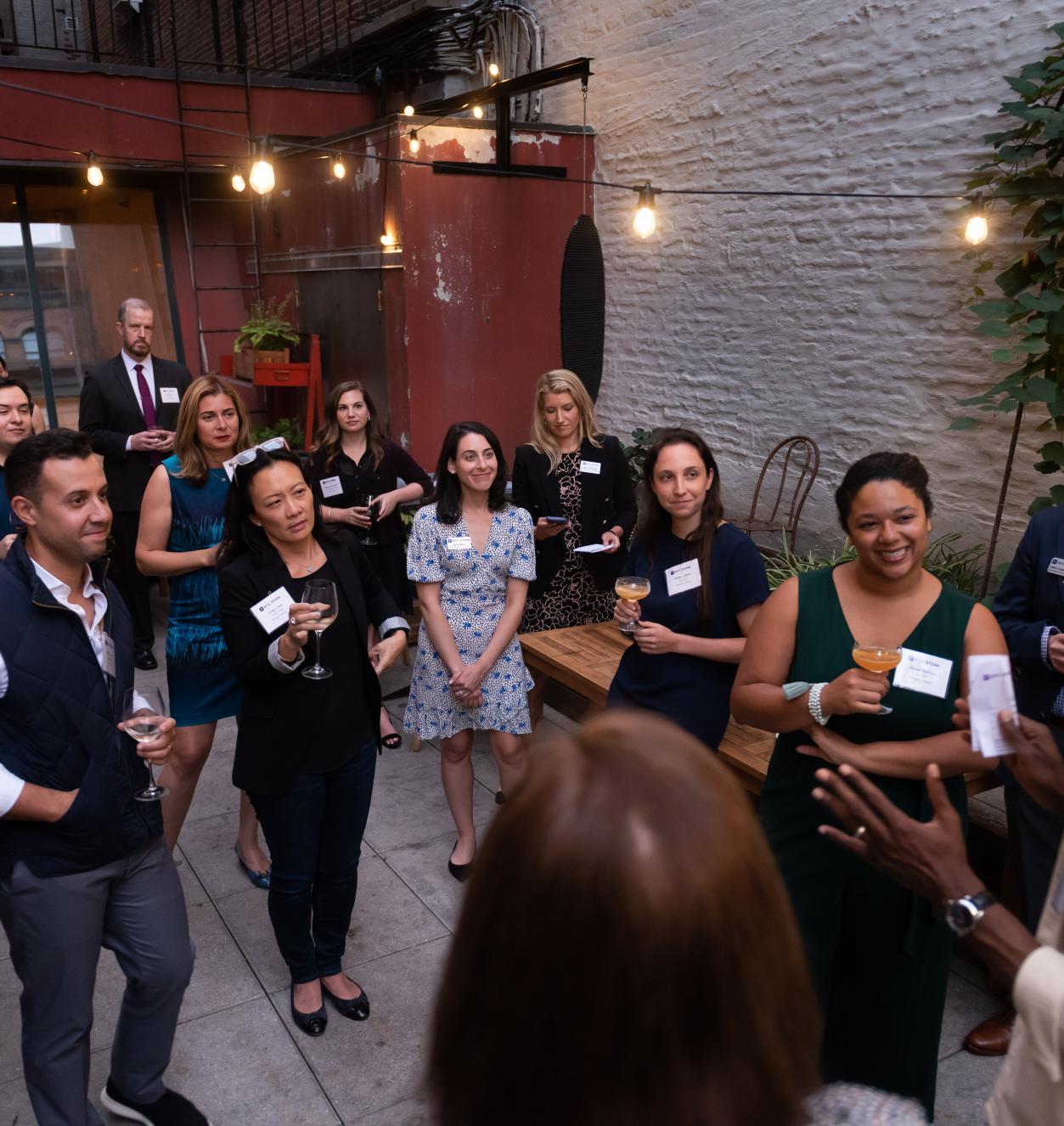 Members of the NYU Stern Alumni Council gather in 2022