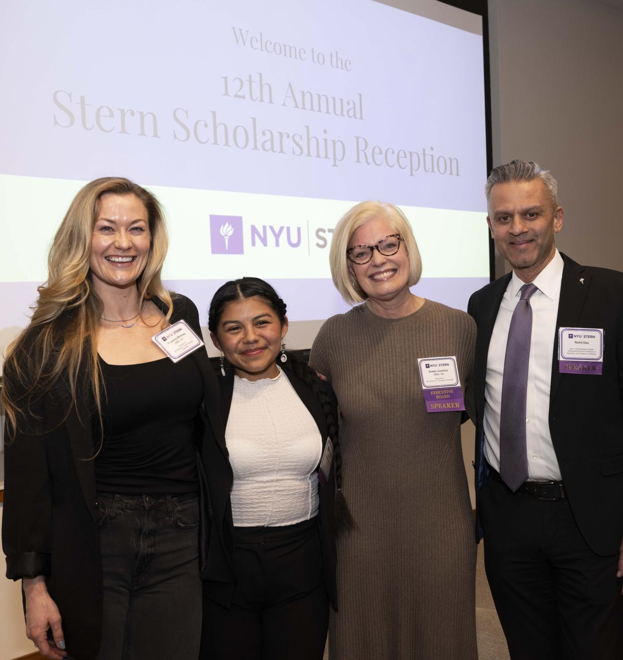Students and donors gather at the 2025 Scholarship Reception