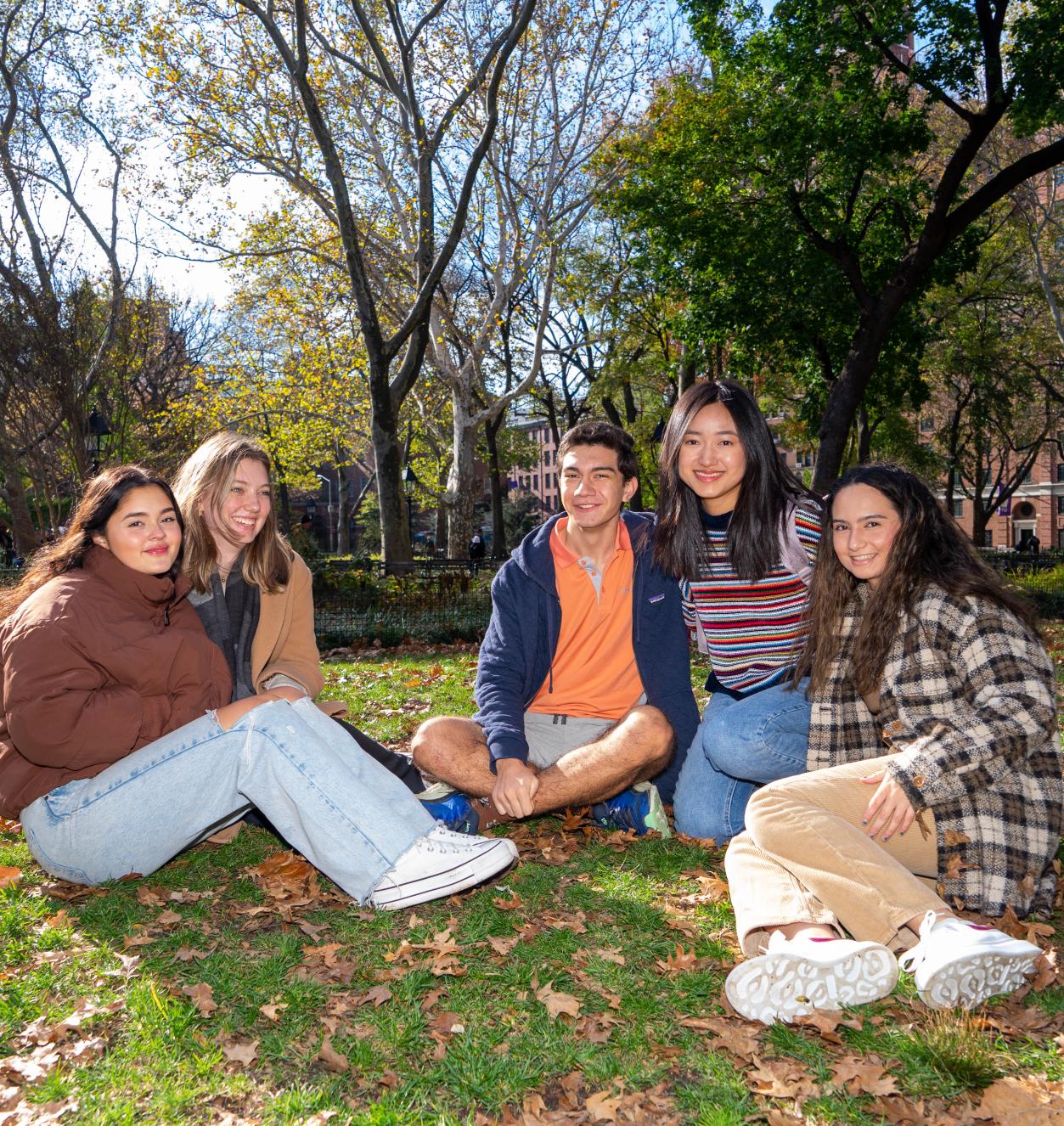 Daniel & other street team members in the park