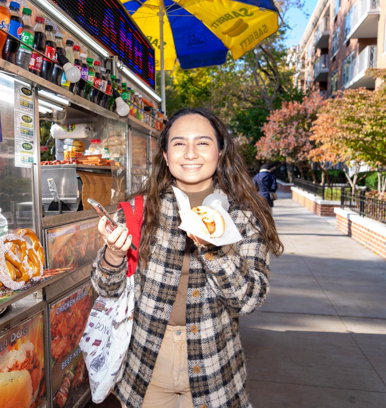 Sigrid at the food truck