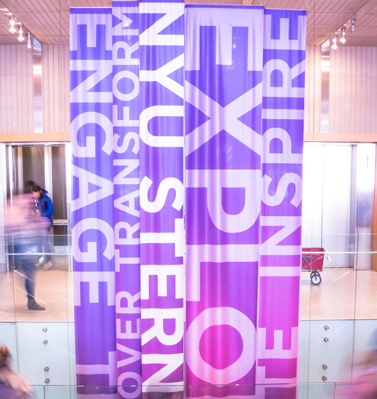 NYU Stern stairs inside