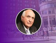 Ken Langone headshot on purple background