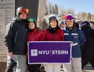 Stern 10 'Meet-and-Ski' in Vail, Colorado with Angela Korch (MBA '05)