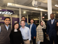 Stern at NYUAD MBA students in New York City to begin their summer module.